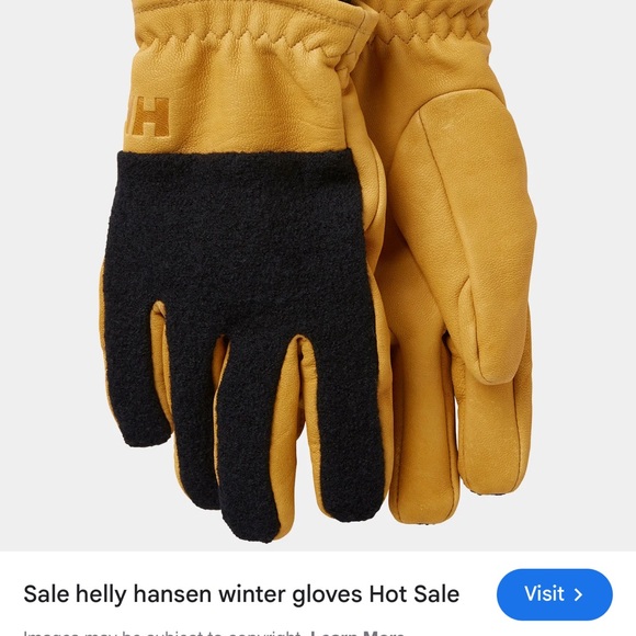 Helly Hansen Winter Gloves Ski Gloves - Picture 7 of 8